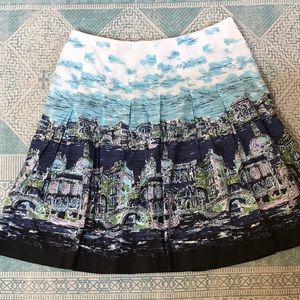 Talbots size 14P retro pleated skirt